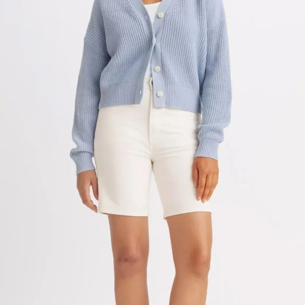 Ribcage Bermuda Women's Shorts Sour - White Size 33
